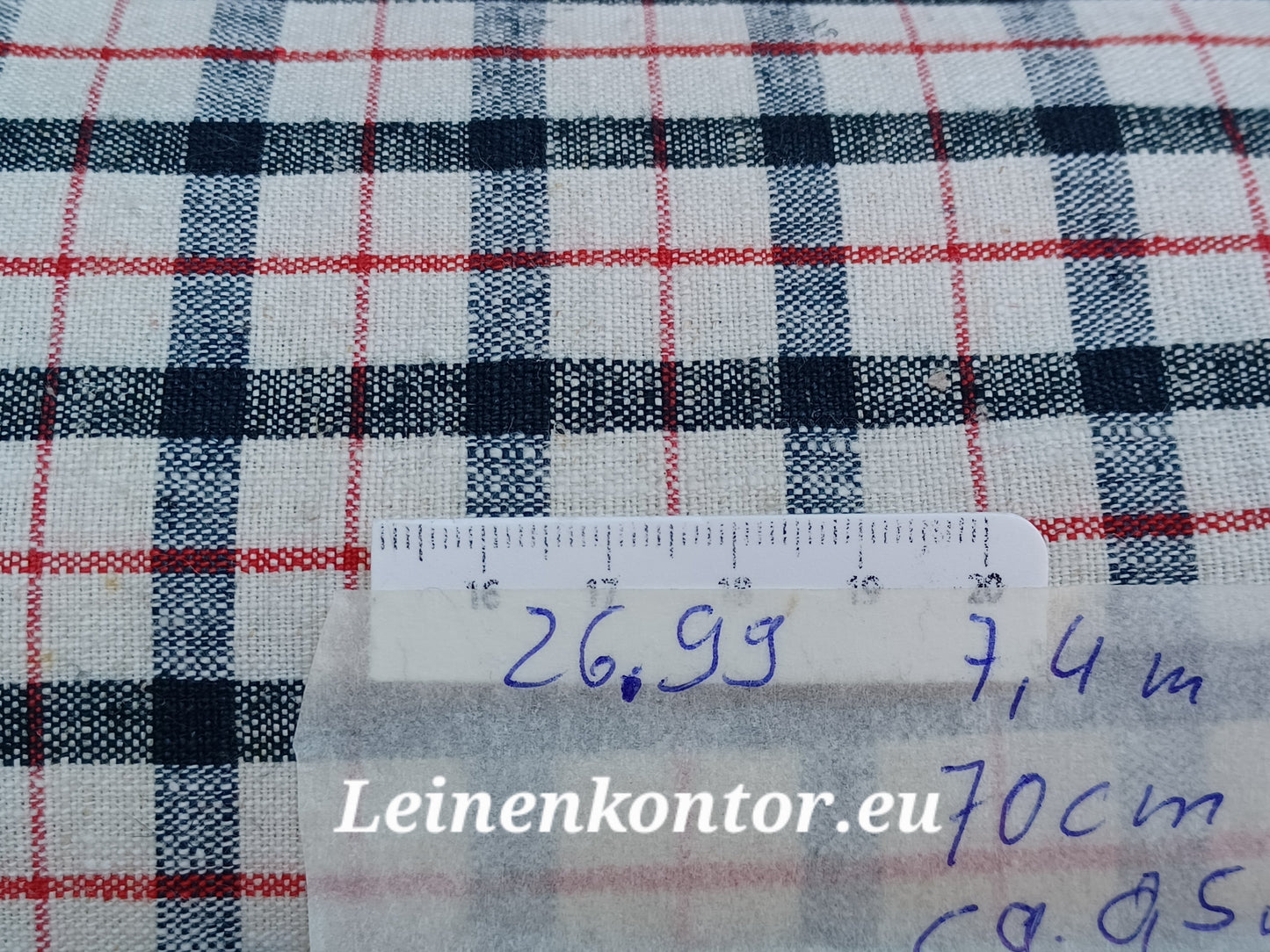 26.99 (7,4m x 0,70m x 0,5mm, 1470gr) Leinen Landhaus Leinenstoff Leinenballen (Kopie)