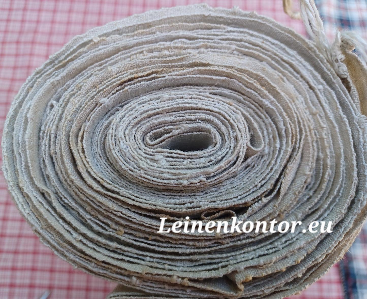 26.92 (6,4m x 0,66m x 0,5mm, 1400gr) Leinen Landhaus Leinenstoff Leinenballen