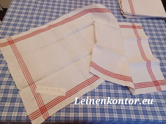 G1.12 (110cm x 45cm) Geschirrhandtuch Altes Bauerleinen Landhaus Leinenstoff Leinenhandtücher