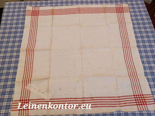 G1.11 (70cm x 68cm) Geschirrhandtuch Altes Bauerleinen Landhaus Leinenstoff Leinenhandtücher