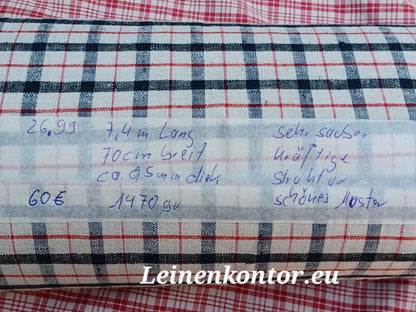 26.99 (7,4m x 0,70m x 0,5mm, 1470gr) Leinen Landhaus Leinenstoff Leinenballen (Kopie)