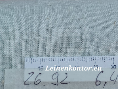 26.92 (6,4m x 0,66m x 0,5mm, 1400gr) Leinen Landhaus Leinenstoff Leinenballen