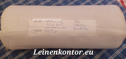 26.12 (11,2m x 0,72cm x 0,45mm, 2450gr) Bauernleinen Leinen Landhaus Leinenstoff Leinenballen