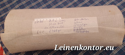 25.97 (8,5m x 0,72m x 0,75mm, 2460gr) Bauernleinen Leinen Landhaus Leinenstoff Leinenballen