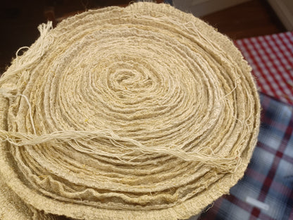 Leinenballen mit Ansicht von der Außenseite