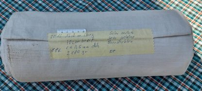 Bauernleinen in Vollansicht mit Etikett