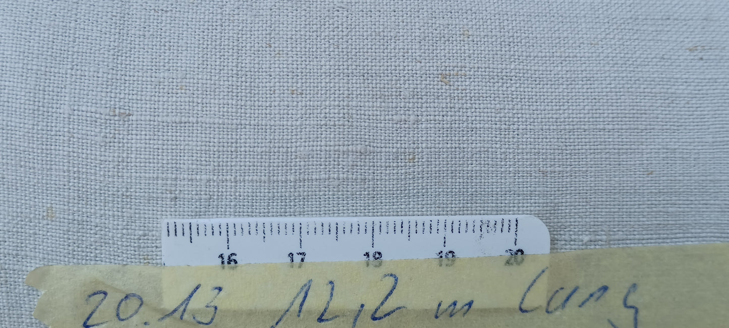 Leinenballen mit Millimeterskala 17 Fäden auf ein cm.