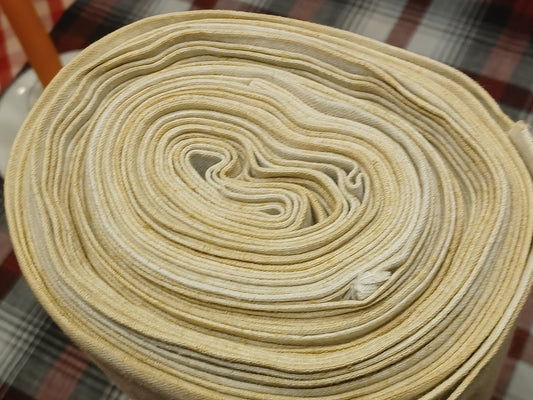 12.05 (11,2m x 0,70m x 0,55mm) Altes Bauern Leinen Landhaus Leinenstoff Leinenballen