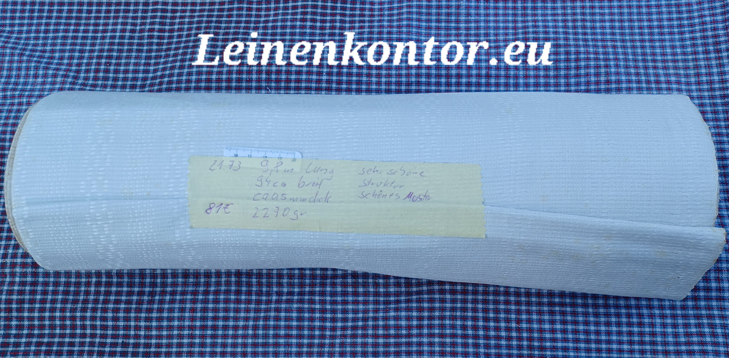 27.73 (9,8m x 0,94m x 0,5mm) Altes Bauernleinen Landhaus Leinenstoff Leinenballen