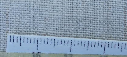 Bauernleinen Textur mit Millimeterskala