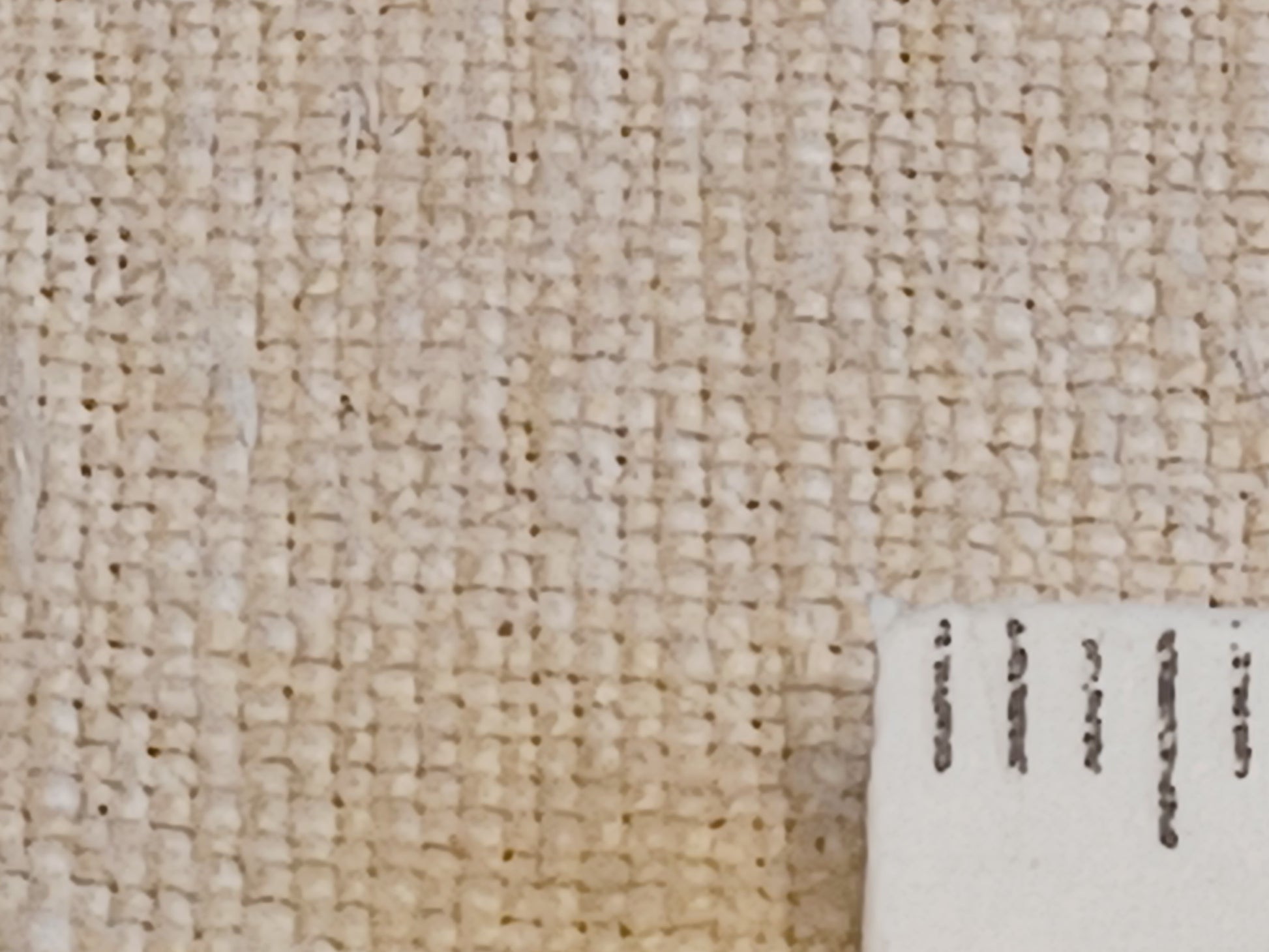 Leinenballen mit Millimeterskala 