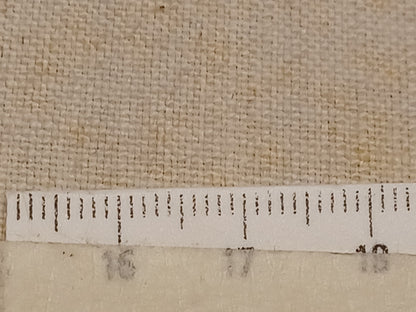 Leinenballen mit Millimeterskala 18 Fäden auf ein cm.