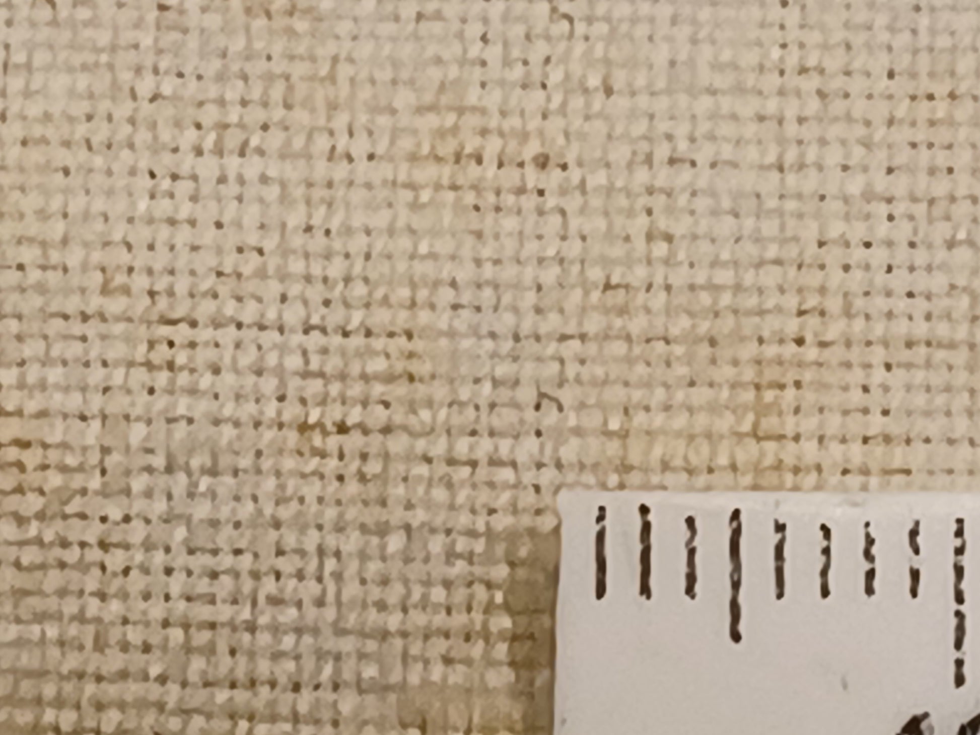Leinenballen mit Millimeterskala 