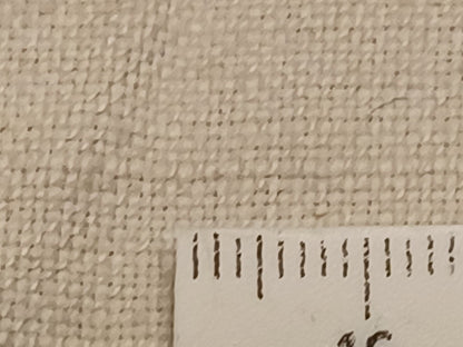 Leinenballen mit Millimeterskala 17 Fäden auf ein cm.