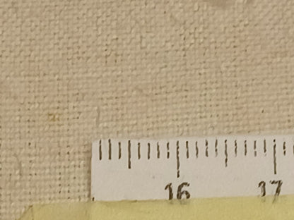 Leinenballen mit Millimeterskala 18 Fäden auf ein cm.