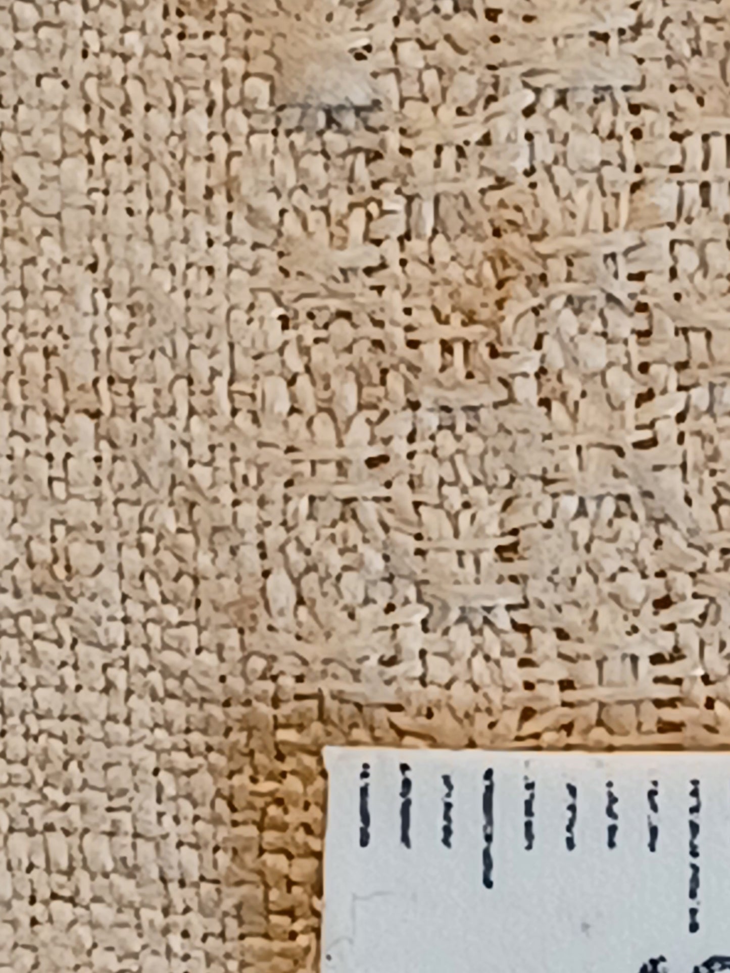 Leinenballen mit Millimeterskala 
