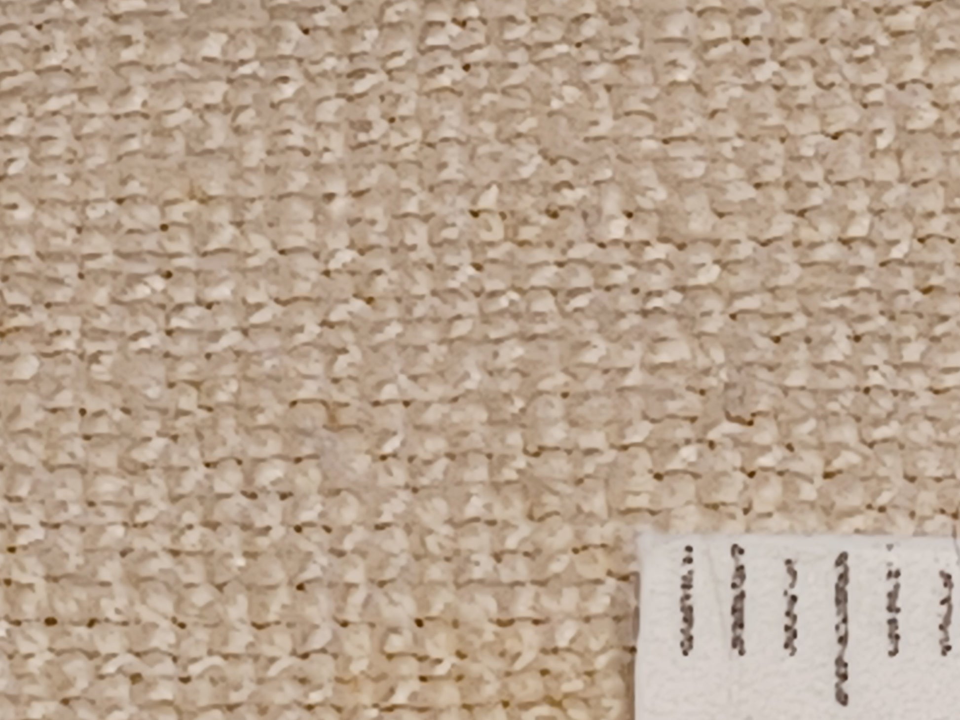 Leinenballen mit Millimeterskala