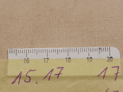 Leinenballen mit Millimeterskala 18 Fäden auf ein cm.