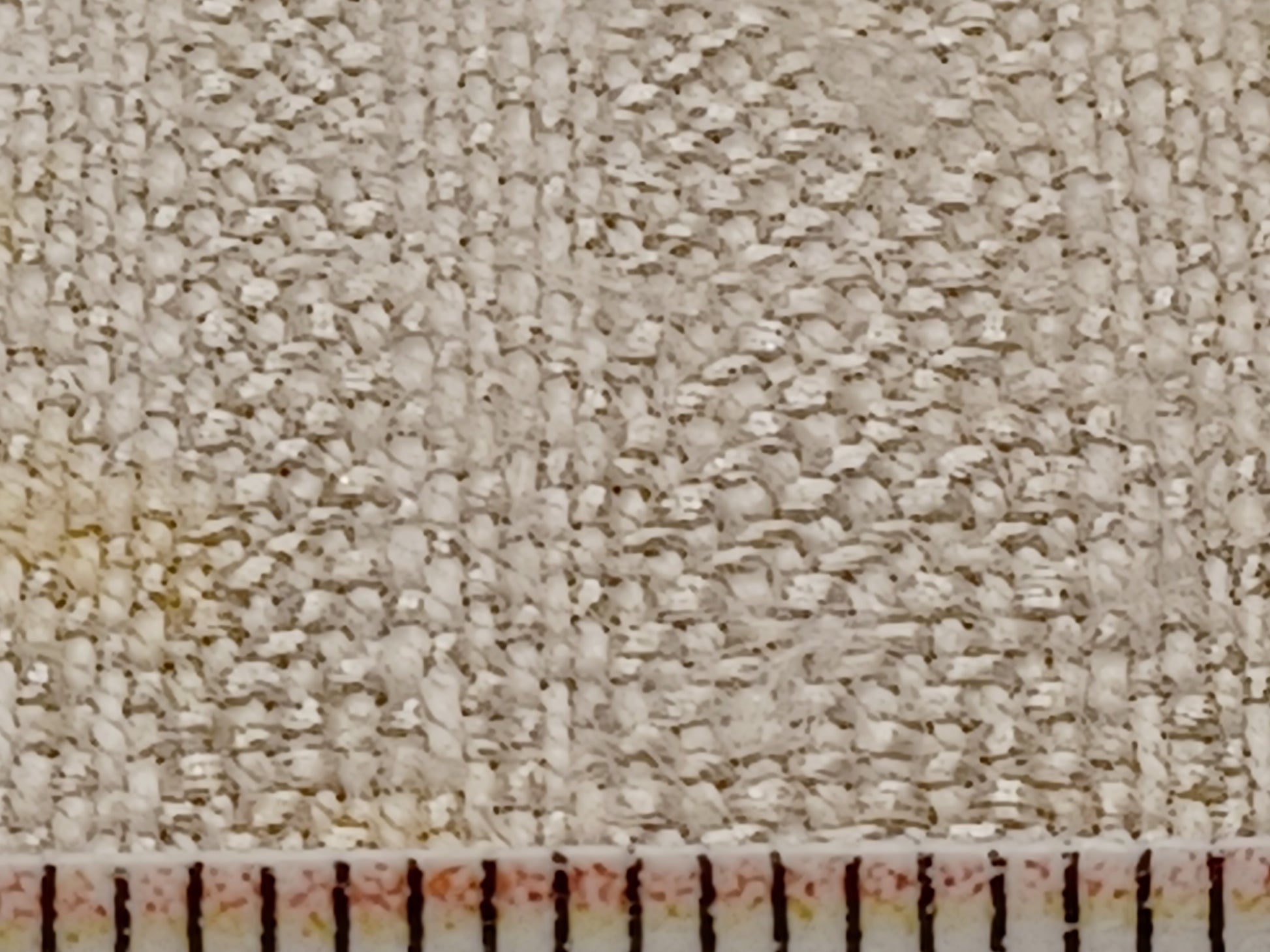 Leinenballen mit Millimeterskala 