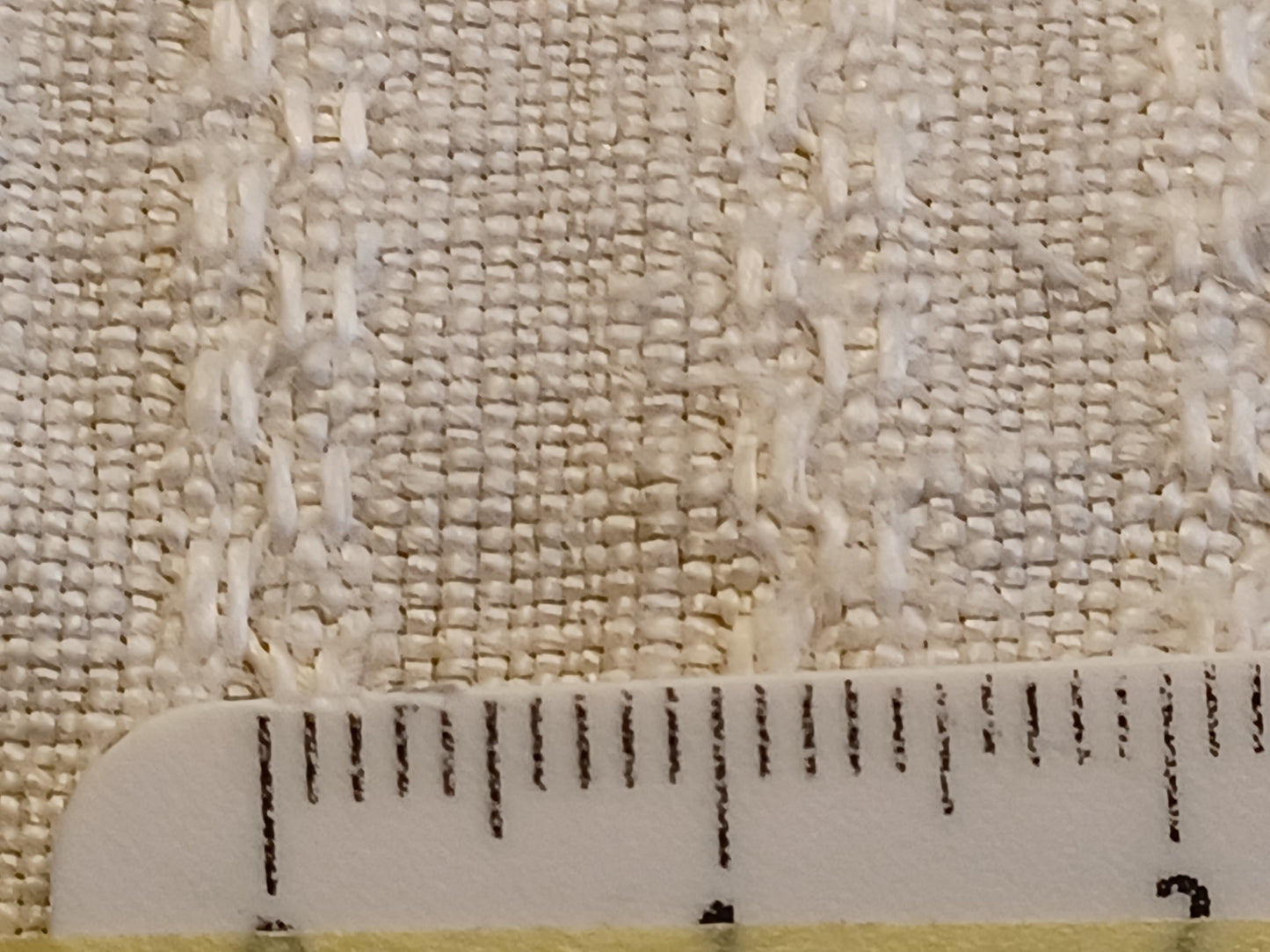 Leinenballen, Handtuchleinen mit Muster, Leinenballen mit Millimeterskala 