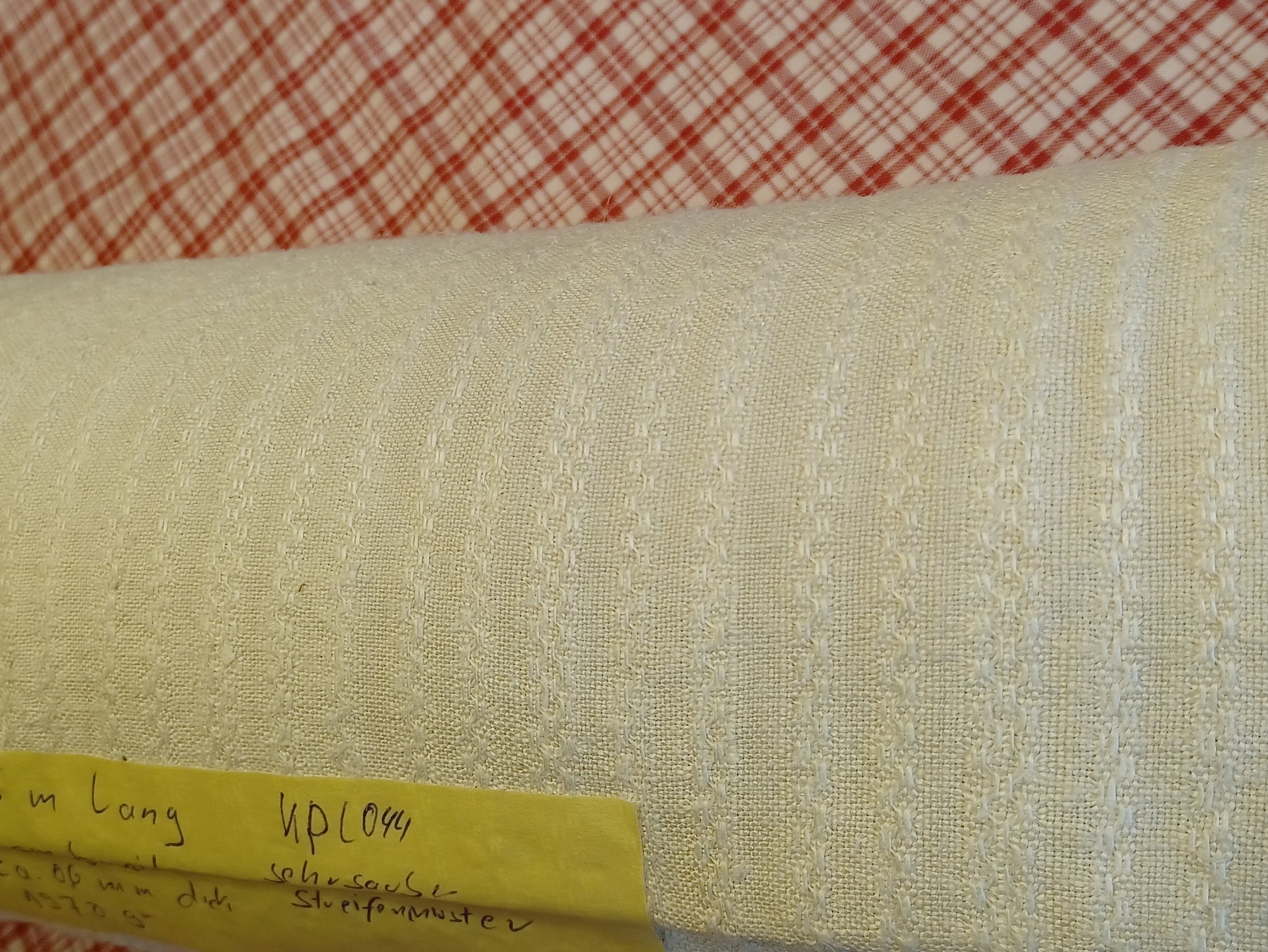 Leinenballen, Handtuchleinen mit Muster