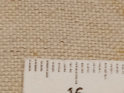 Leinenballen mit Millimeterskala 17 Fäden auf ein cm.