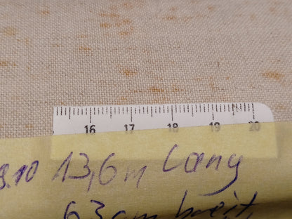 Leinenballen mit Millimeterskala 17 Fäden auf ein cm.