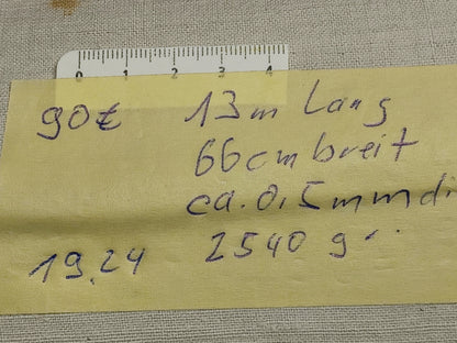 Leinenballen mit Millimeterskala 20 Fäden auf ein cm.