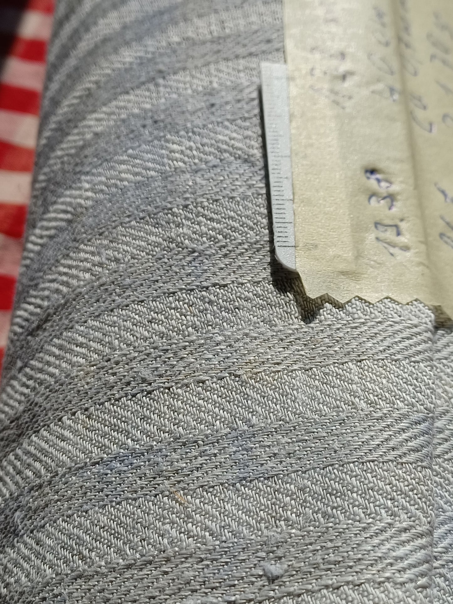 Leinenballen Handtuchleinen mit Muster