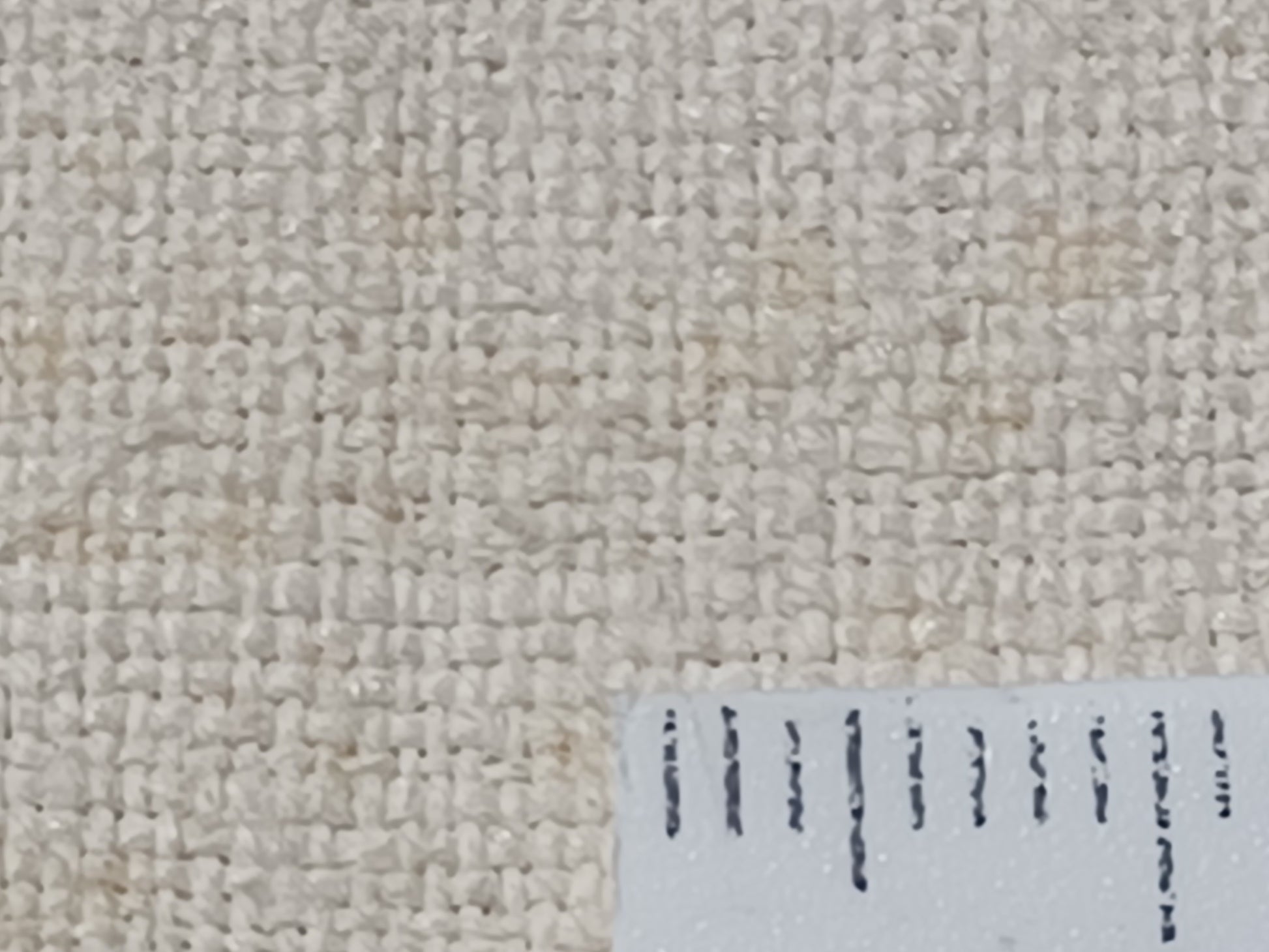 Leinenballen mit Millimeterskala 