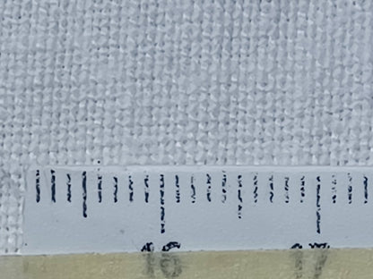 Leinenballen mit Millimeterskala 16 Fäden auf ein cm.