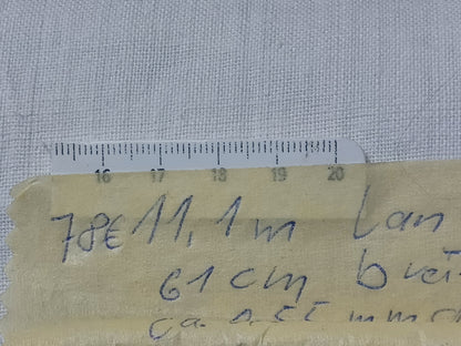Leinenballen mit Millimeterskala 16 Fäden auf ein cm.