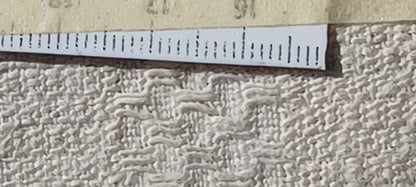 Leinenballen mit Millimeterskala 