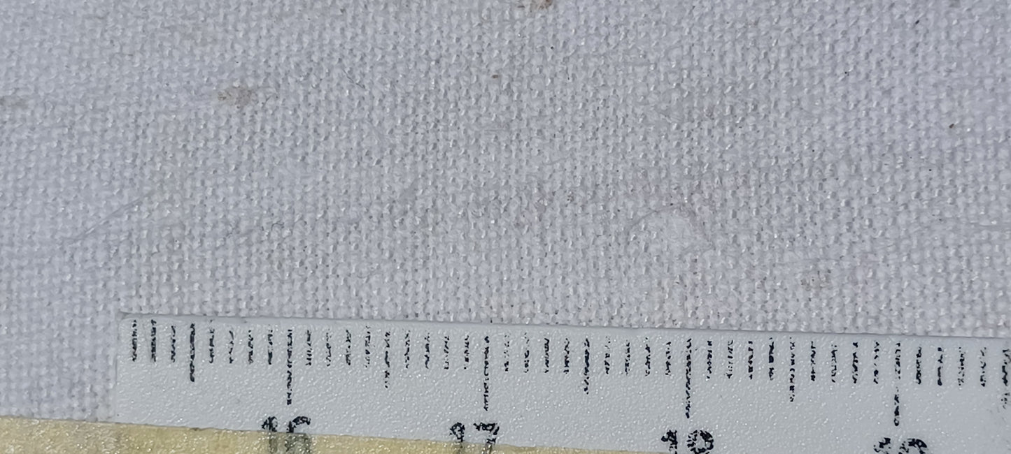 Leinenballen mit Millimeterskala 18 Fäden auf ein cm.