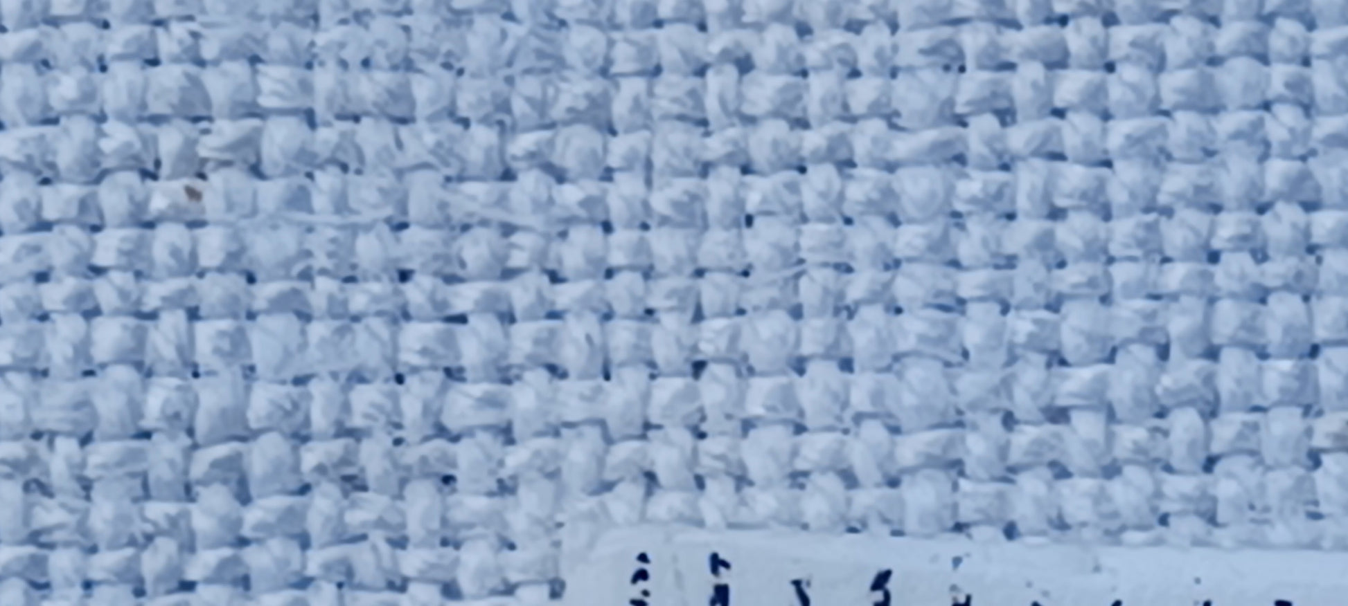 Leinenballen mit Millimeterskala 