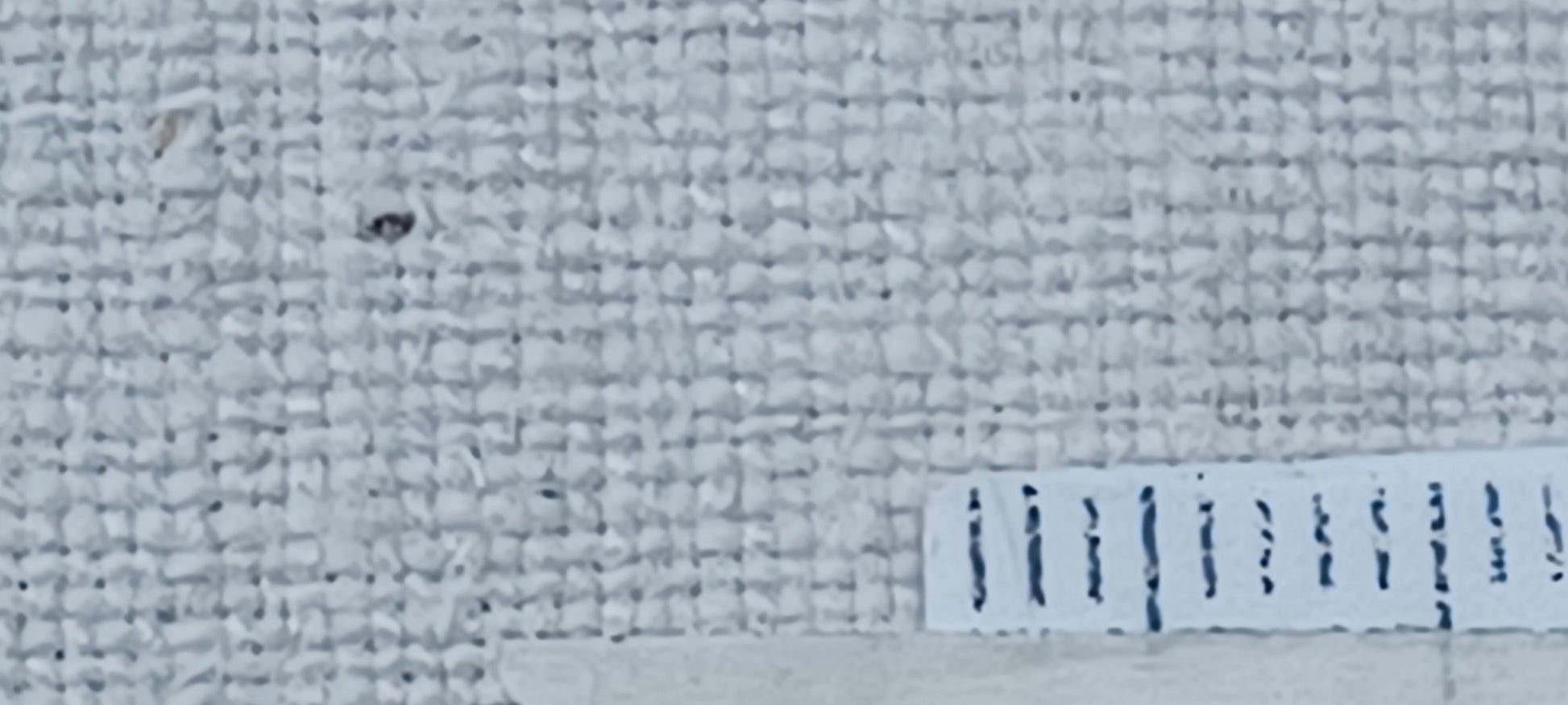 Leinenballen mit Millimeterskala 