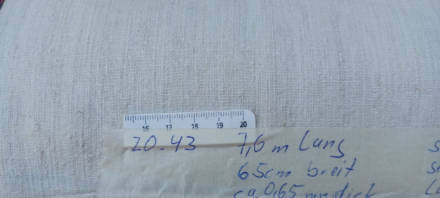 Leinenballen mit Millimeterskala 16 Fäden auf ein cm.