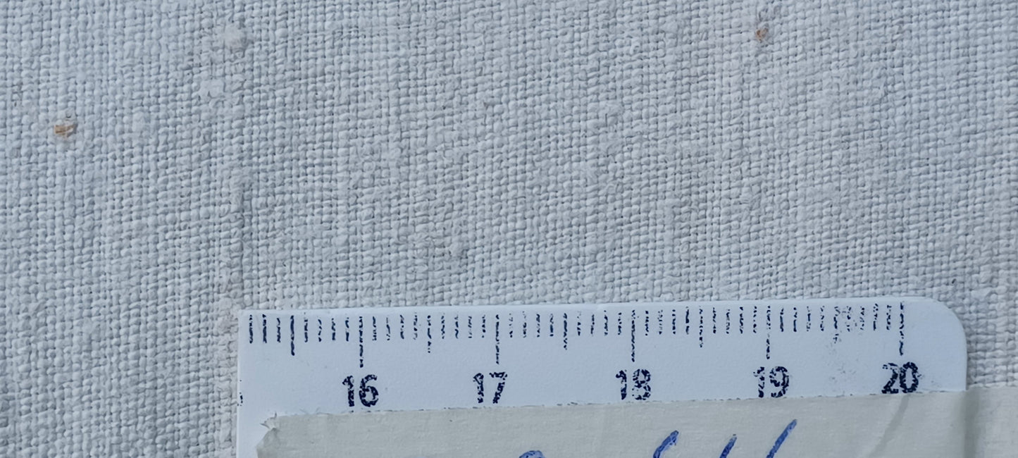 Leinenballen mit Millimeterskala 17 Fäden auf ein cm.