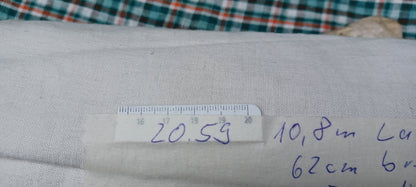 Leinenballen mit Millimeterskala 15 Fäden auf ein cm.