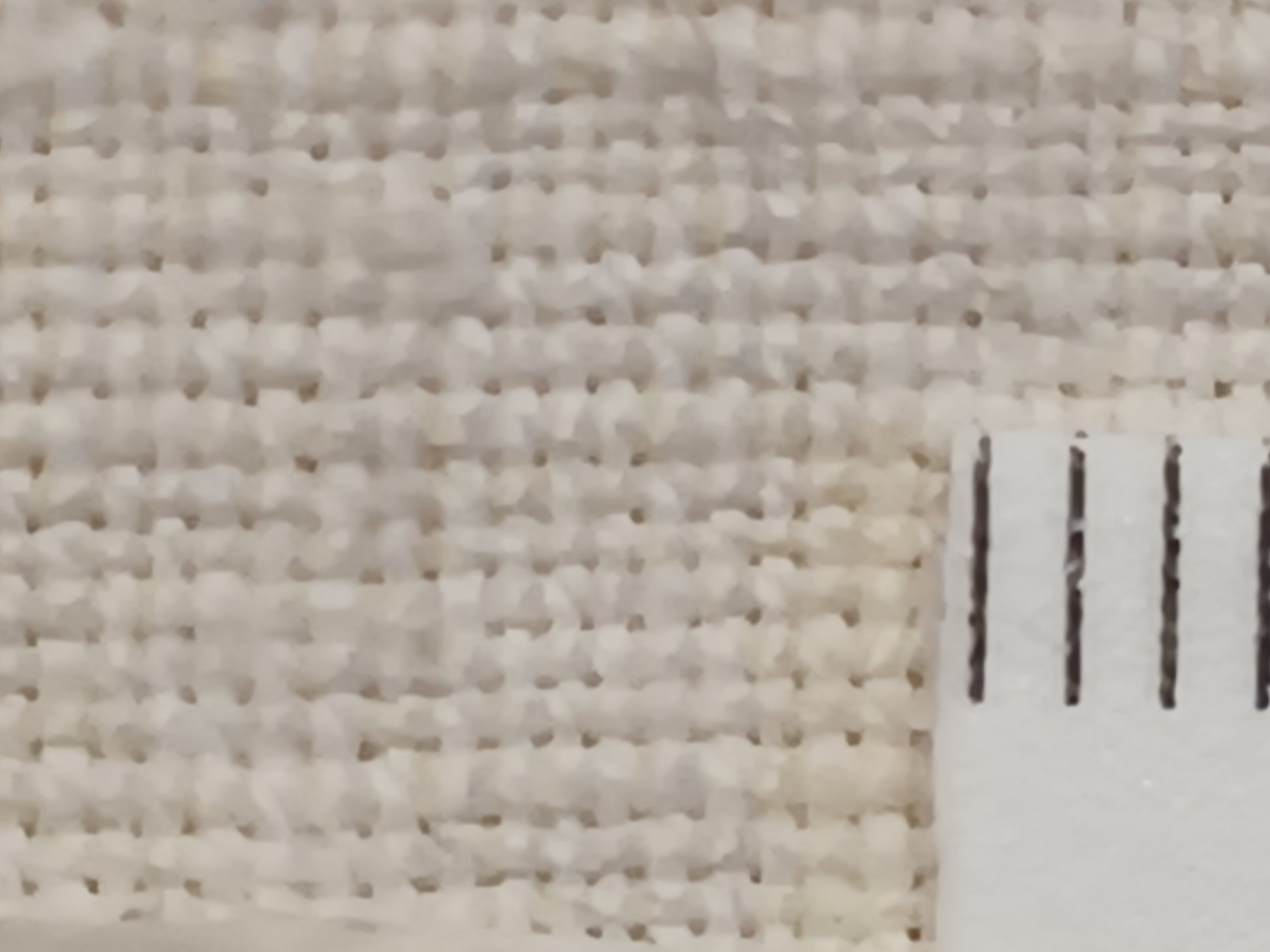 Leinenballen mit Millimeterskala 