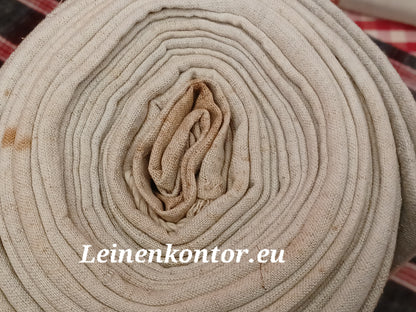 Leinenballen Ansicht gerollte Außenseite