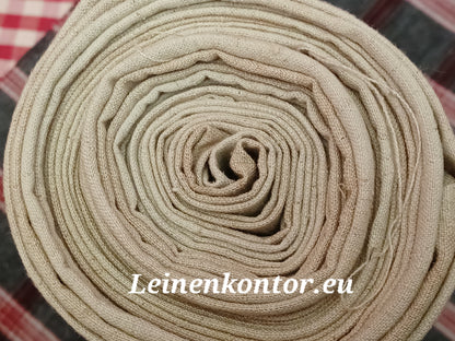 Leinenballen Ansicht gerollte Außenseite