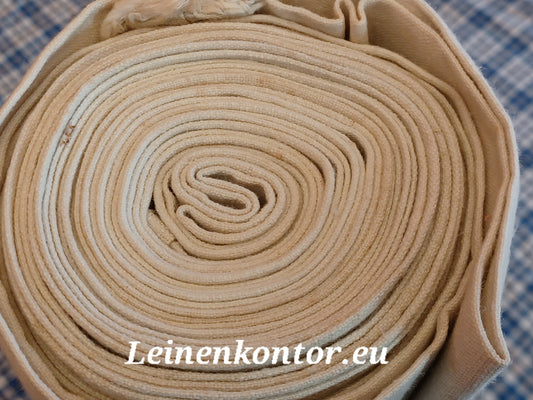 Leinenballen Ansicht gerollte Außenseite