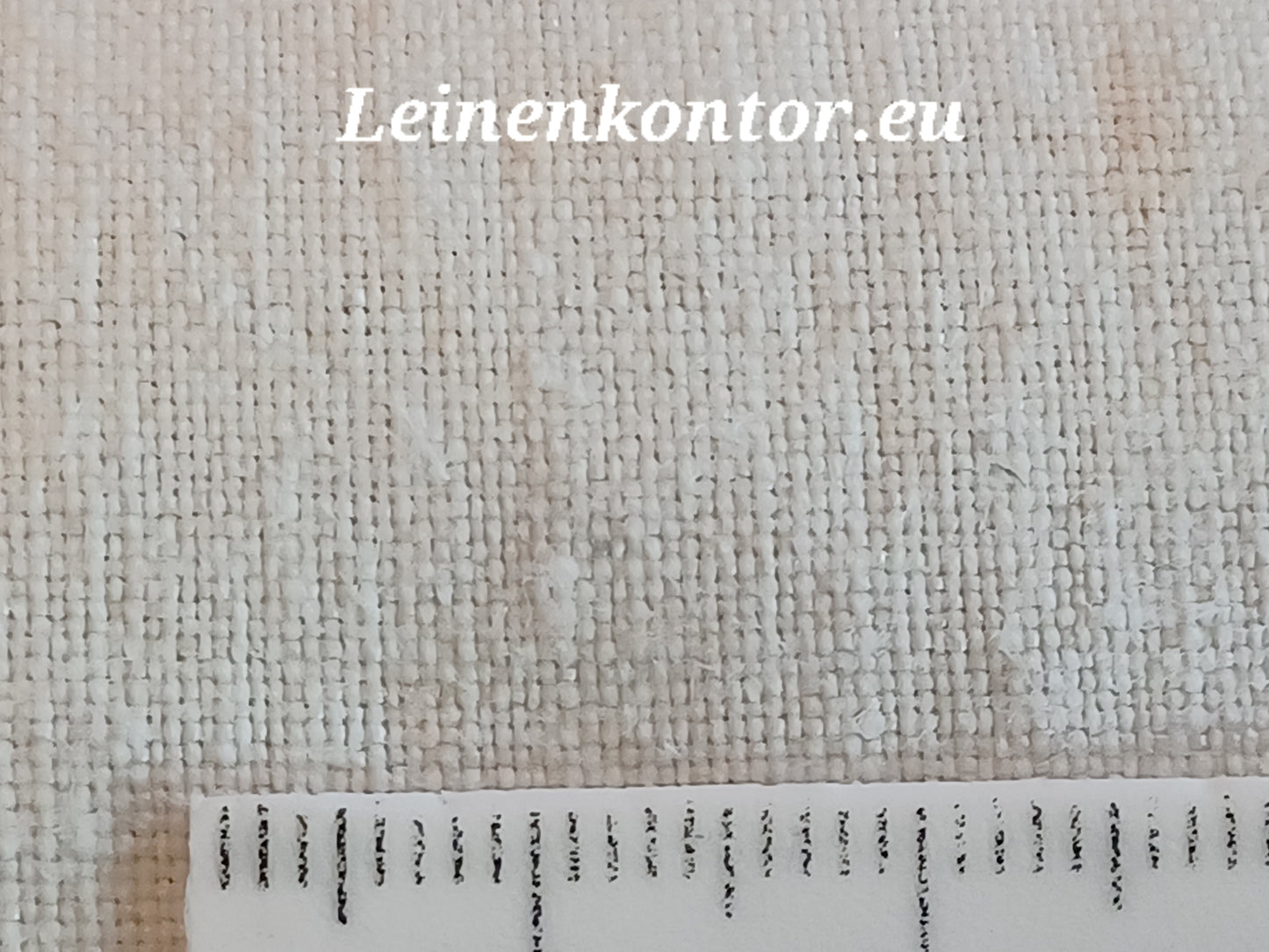 Leinenballen mit Millimeterskala 20 Fäden auf ein cm.