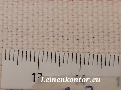 Leinenballen mit Millimeterskala 9 Fäden auf ein cm.
