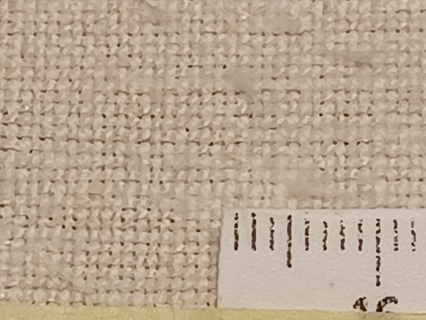 Leinenballen mit Millimeterskala 