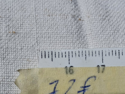 Leinenballen Textur mit Millimeterskala